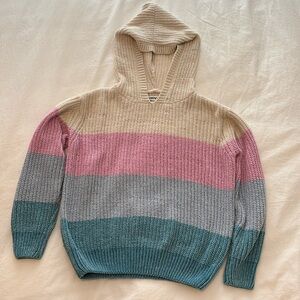 Girls DKNY multi colored sweater